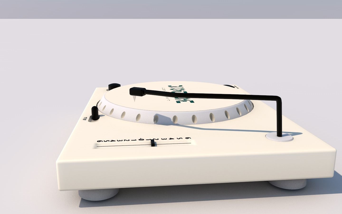 CDJ-music dj turntable Free 3D model_3