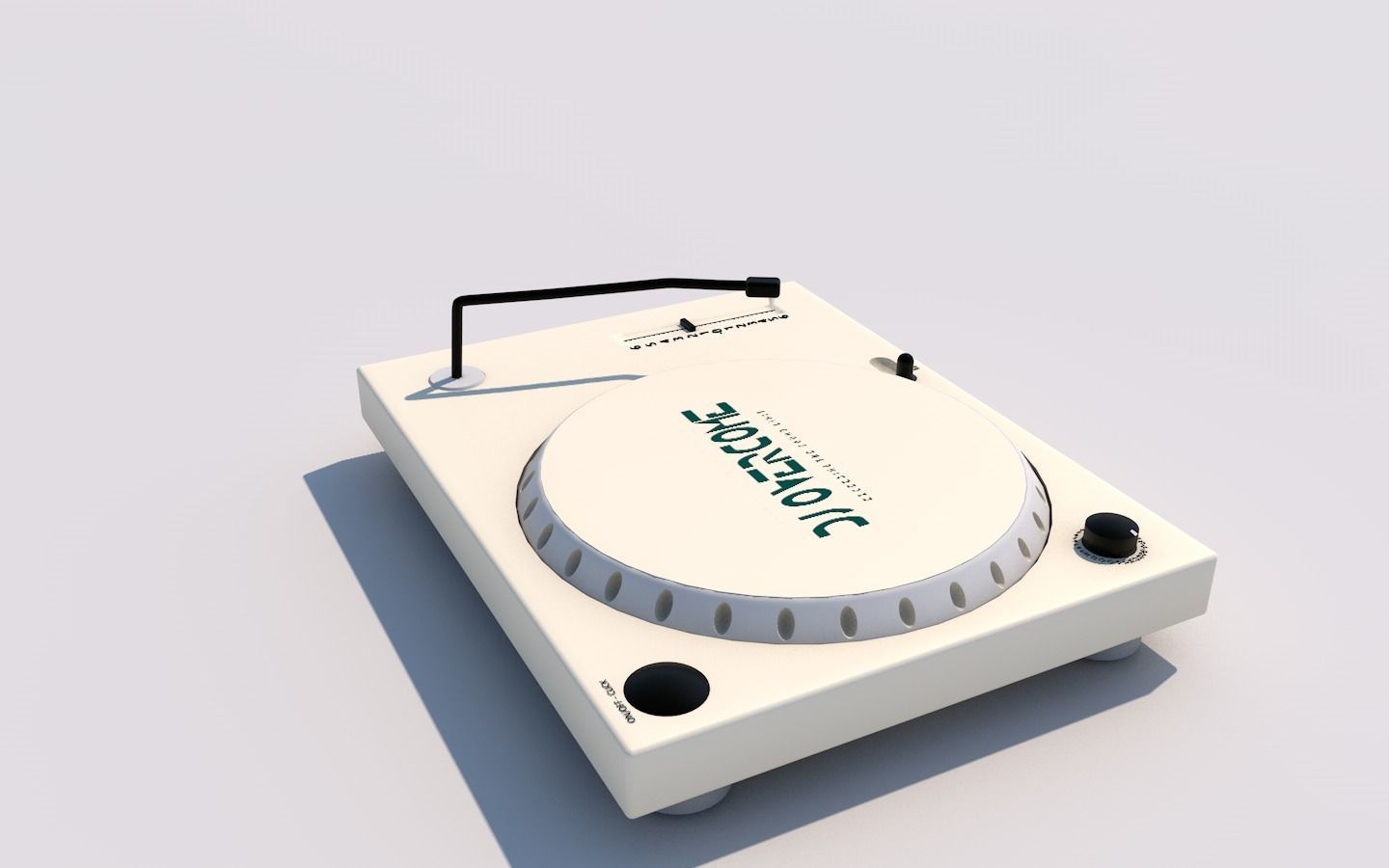 CDJ-music dj turntable Free 3D model_6