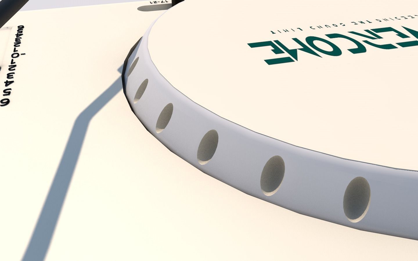 CDJ-music dj turntable Free 3D model_9