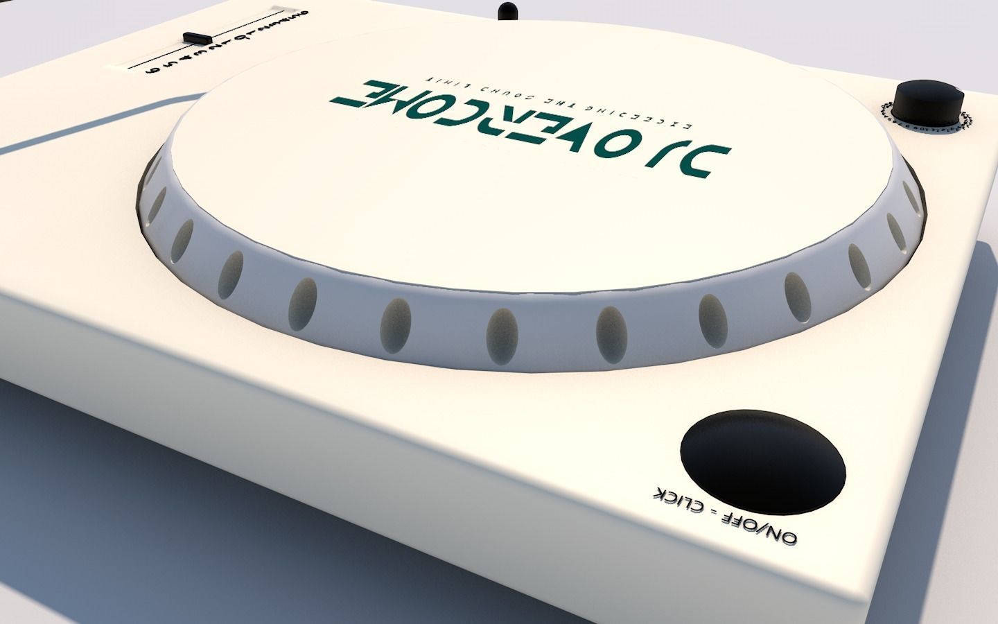 CDJ-music dj turntable Free 3D model_10