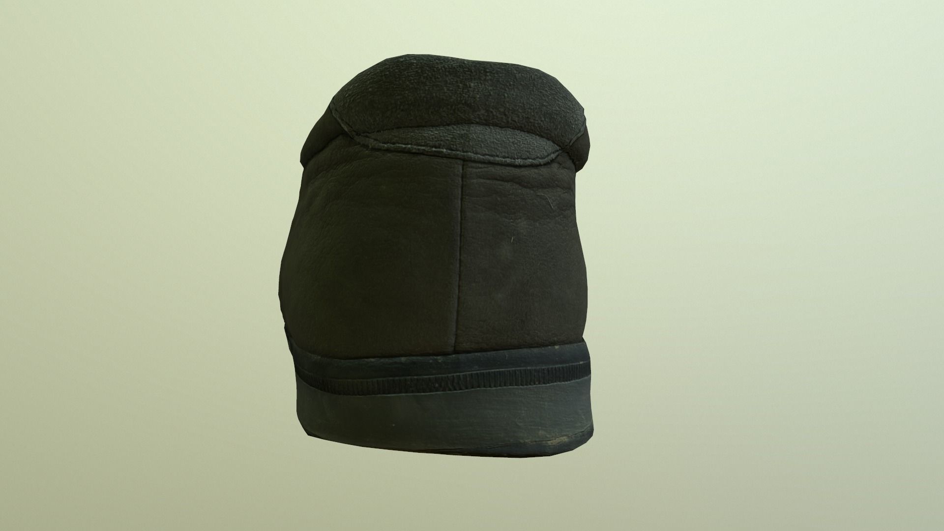 Leather shoe Low-poly 3D model_16