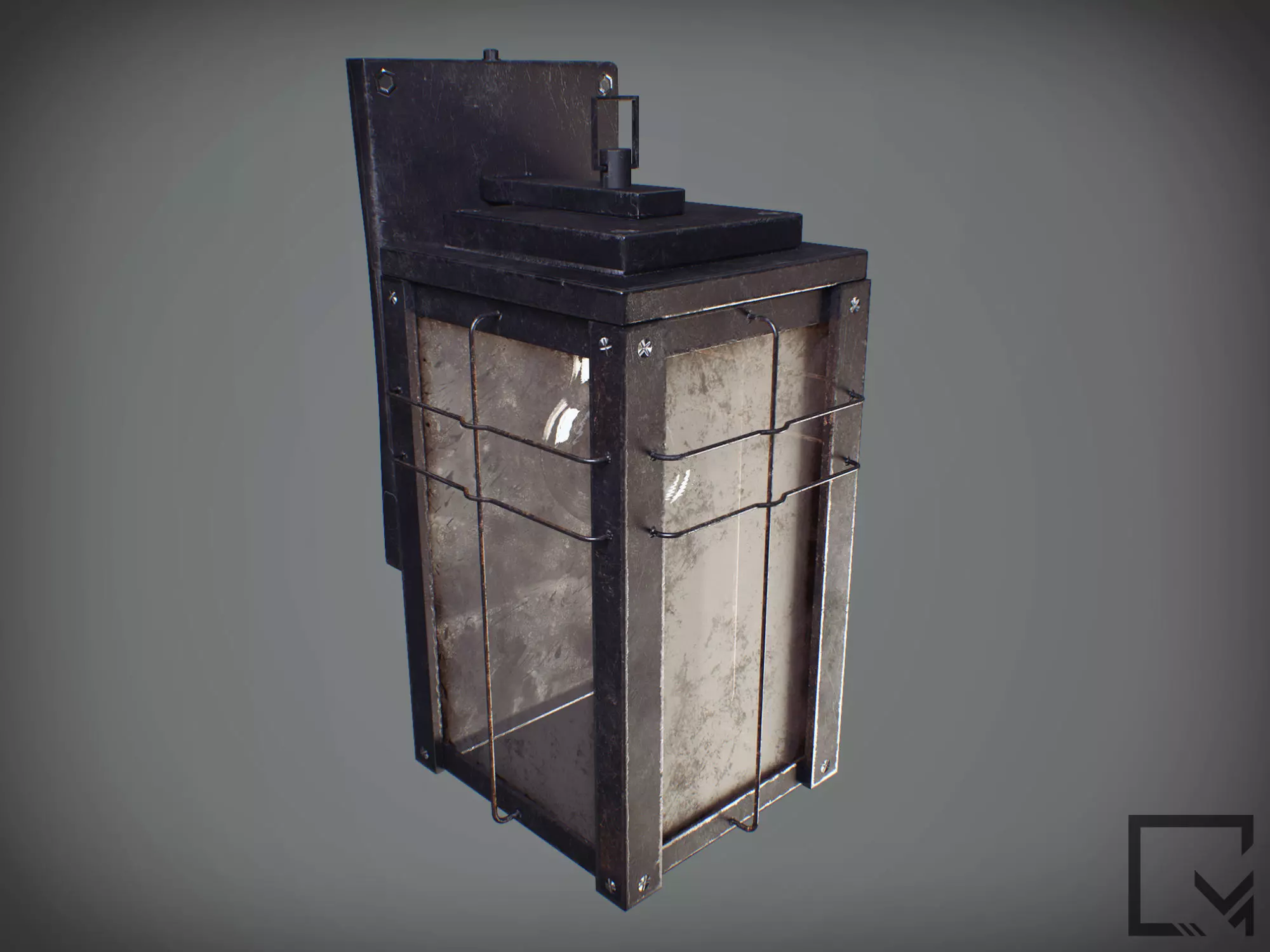 Metal Lantern Free 3D model