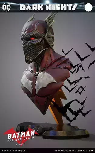 Red Death Dc universe Dc Metal 3D print model