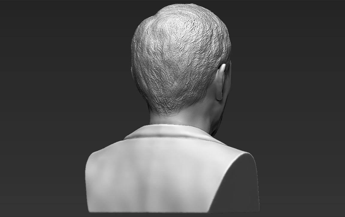 President George W Bush bust ready for full color 3D printing 3D print model_40