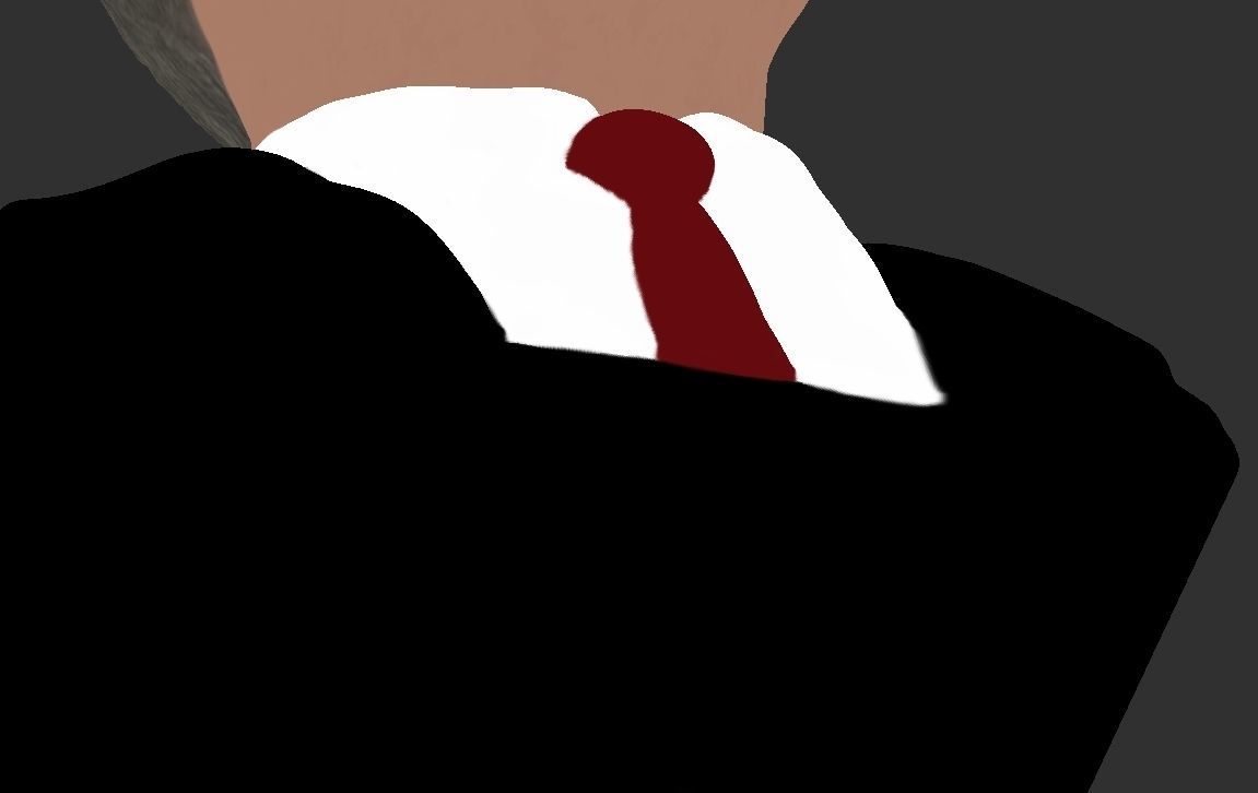 President George W Bush bust ready for full color 3D printing 3D print model_29