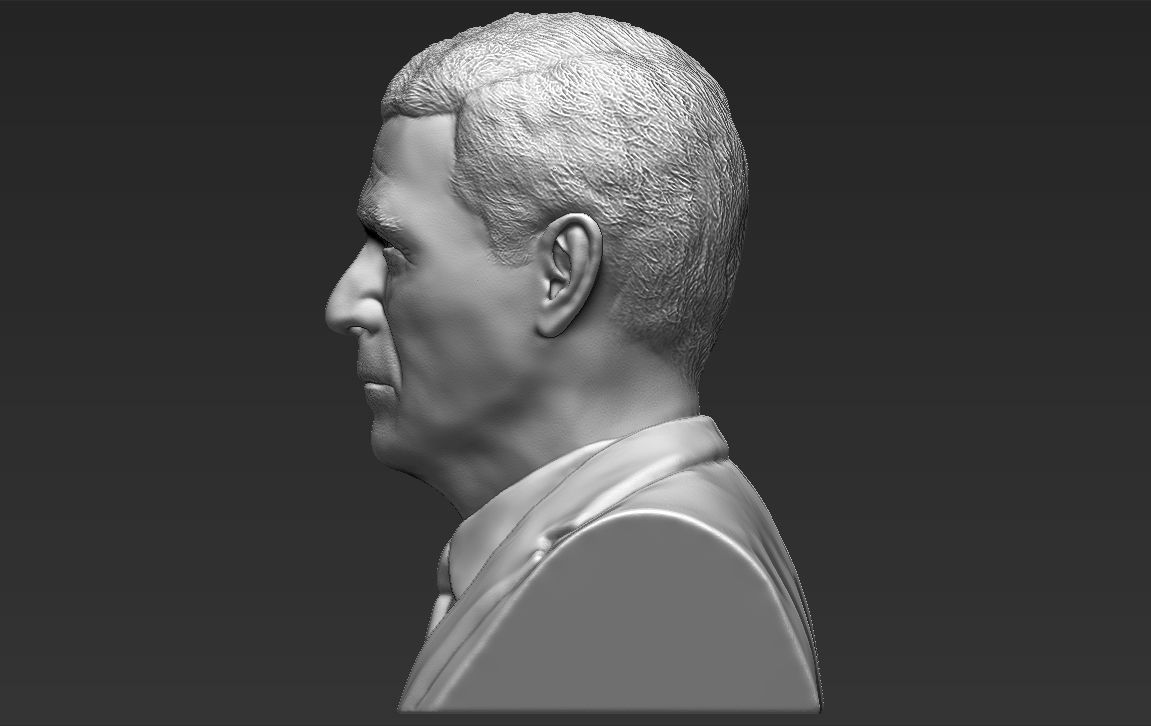 President George W Bush bust ready for full color 3D printing 3D print model_36