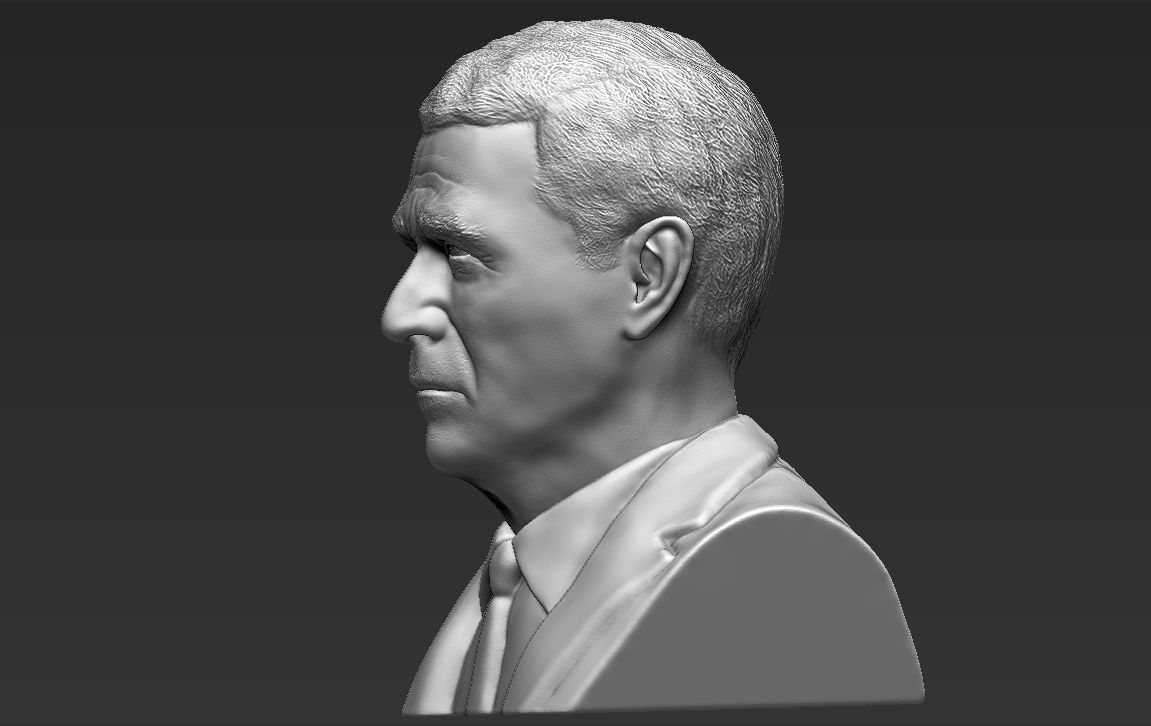 President George W Bush bust ready for full color 3D printing 3D print model_34