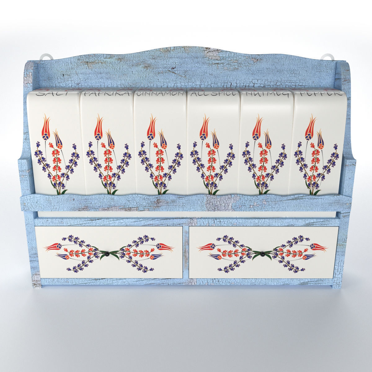 Spice Rack 3D model_2