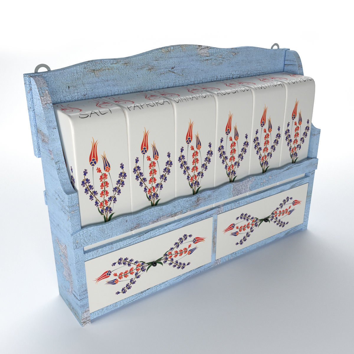 Spice Rack 3D model_4
