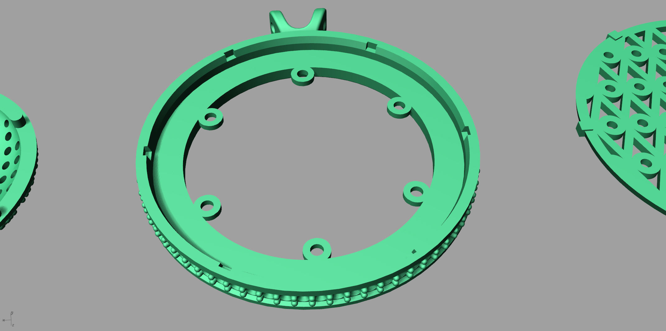 DIAMOND MEDALLION N2 3D print model_10