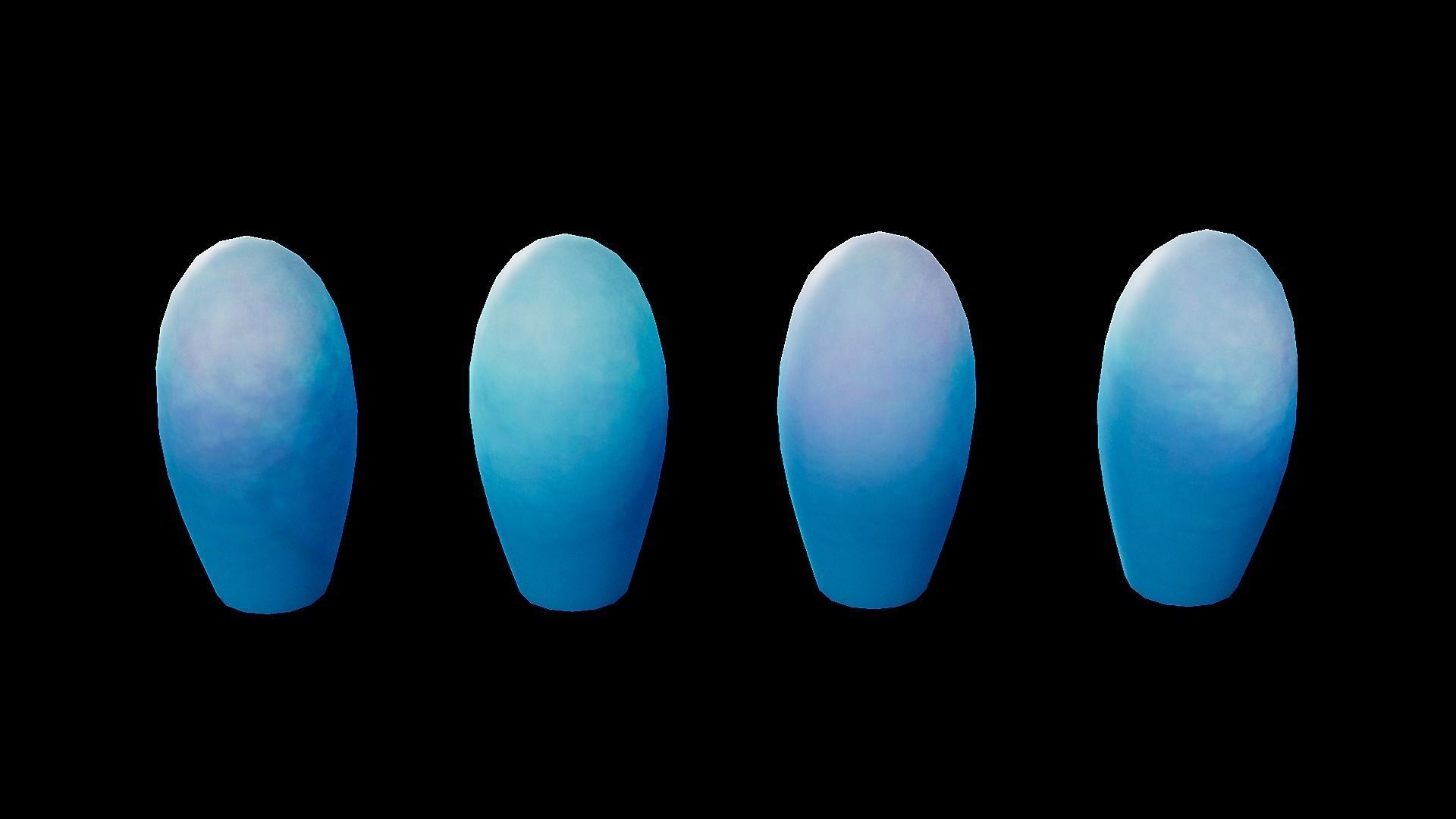 Underwater Plants Collection Low-poly 3D model_35