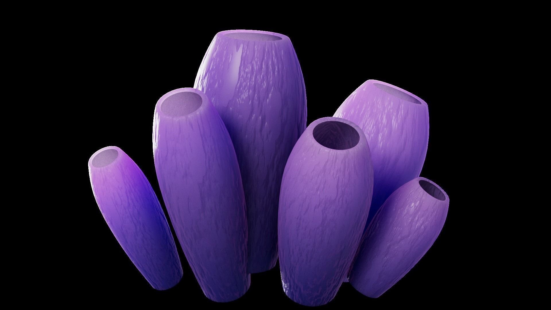 Underwater Plants Collection Low-poly 3D model_17