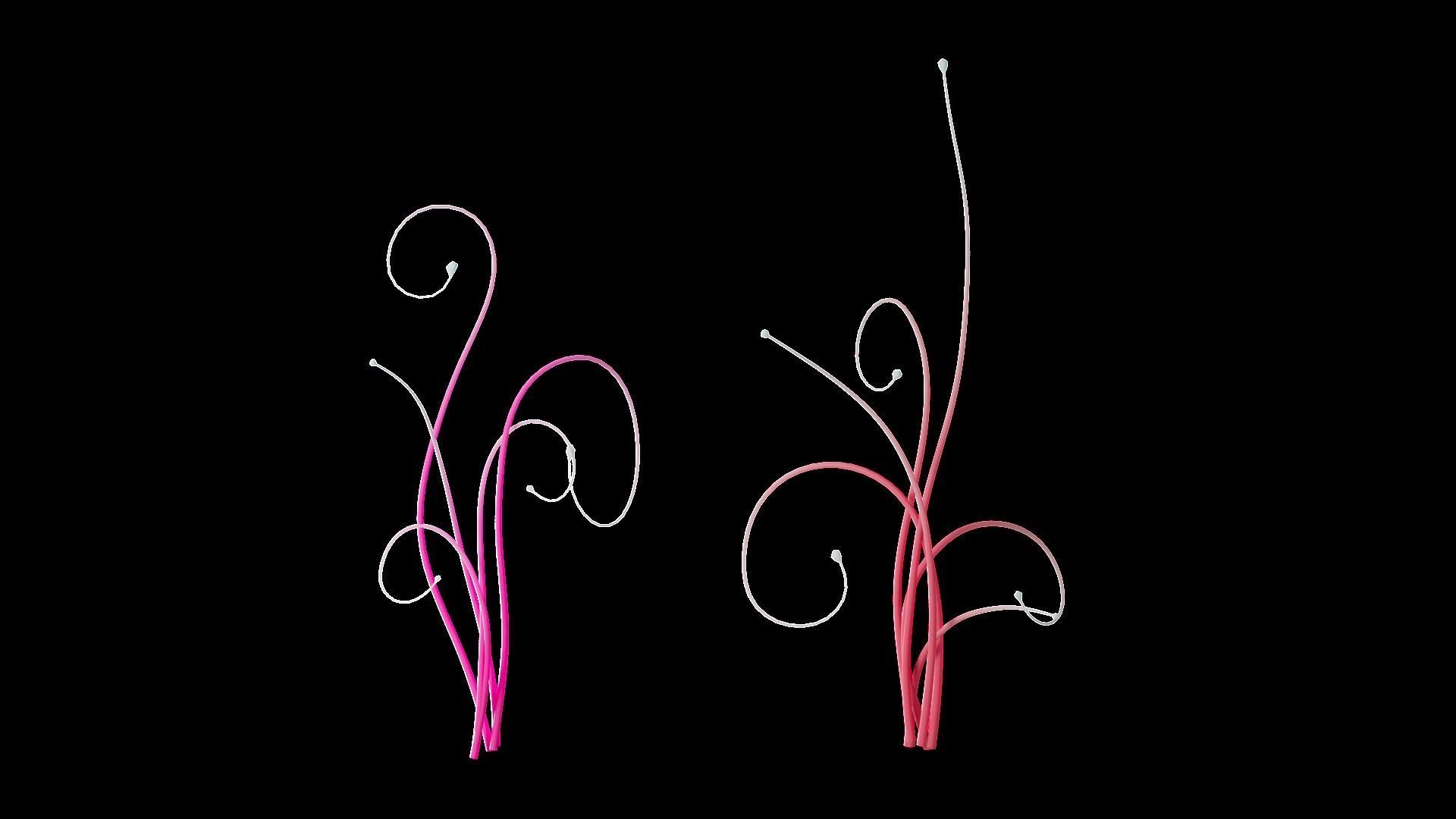 Underwater Plants Collection Low-poly 3D model_36