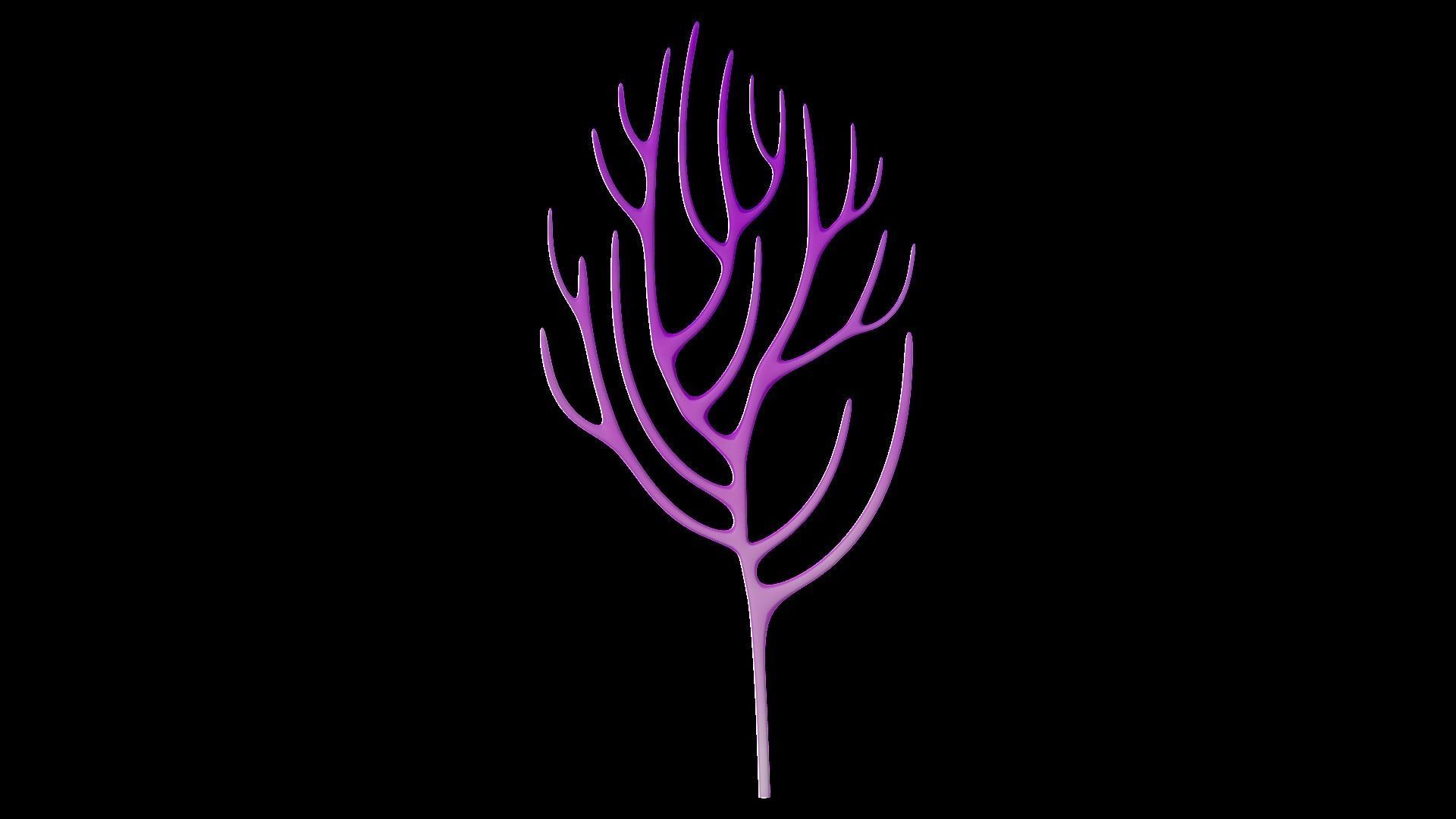 Underwater Plants Collection Low-poly 3D model_64