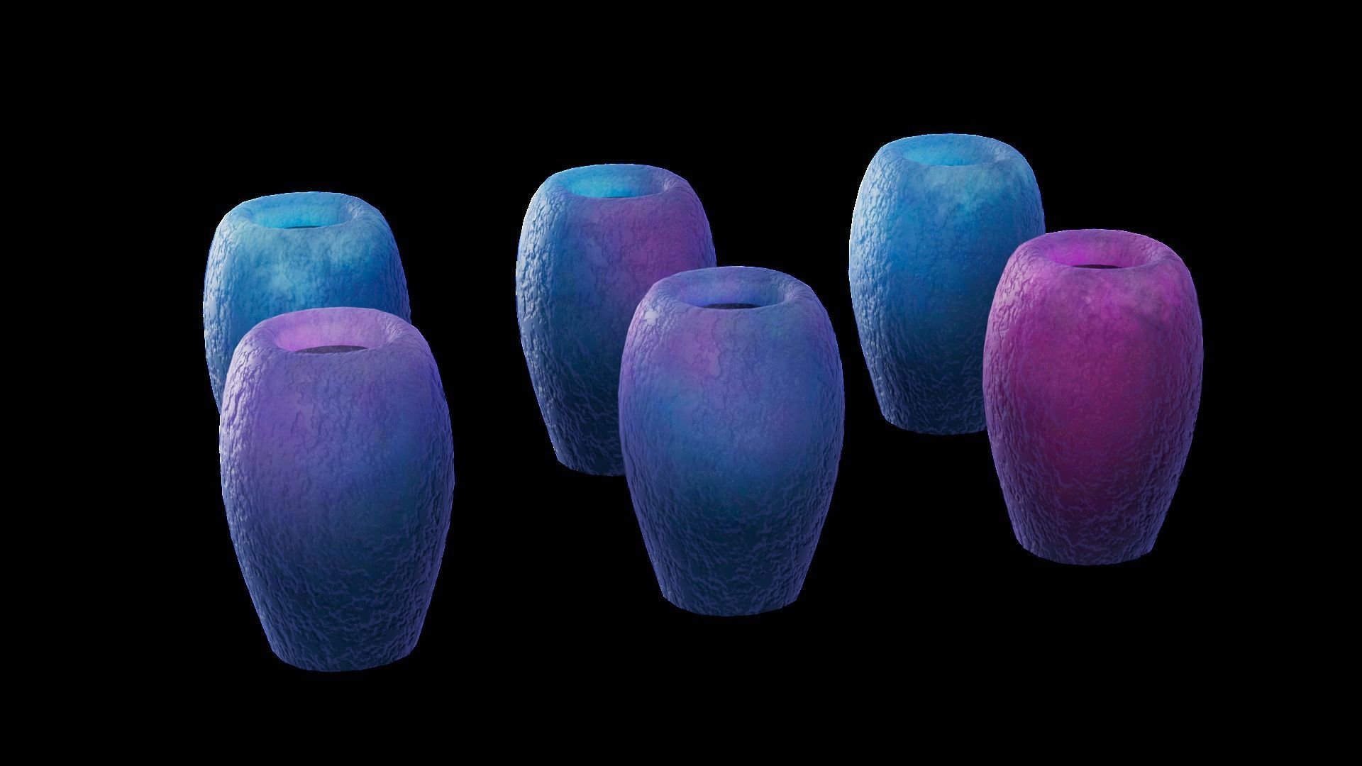 Underwater Plants Collection Low-poly 3D model_32