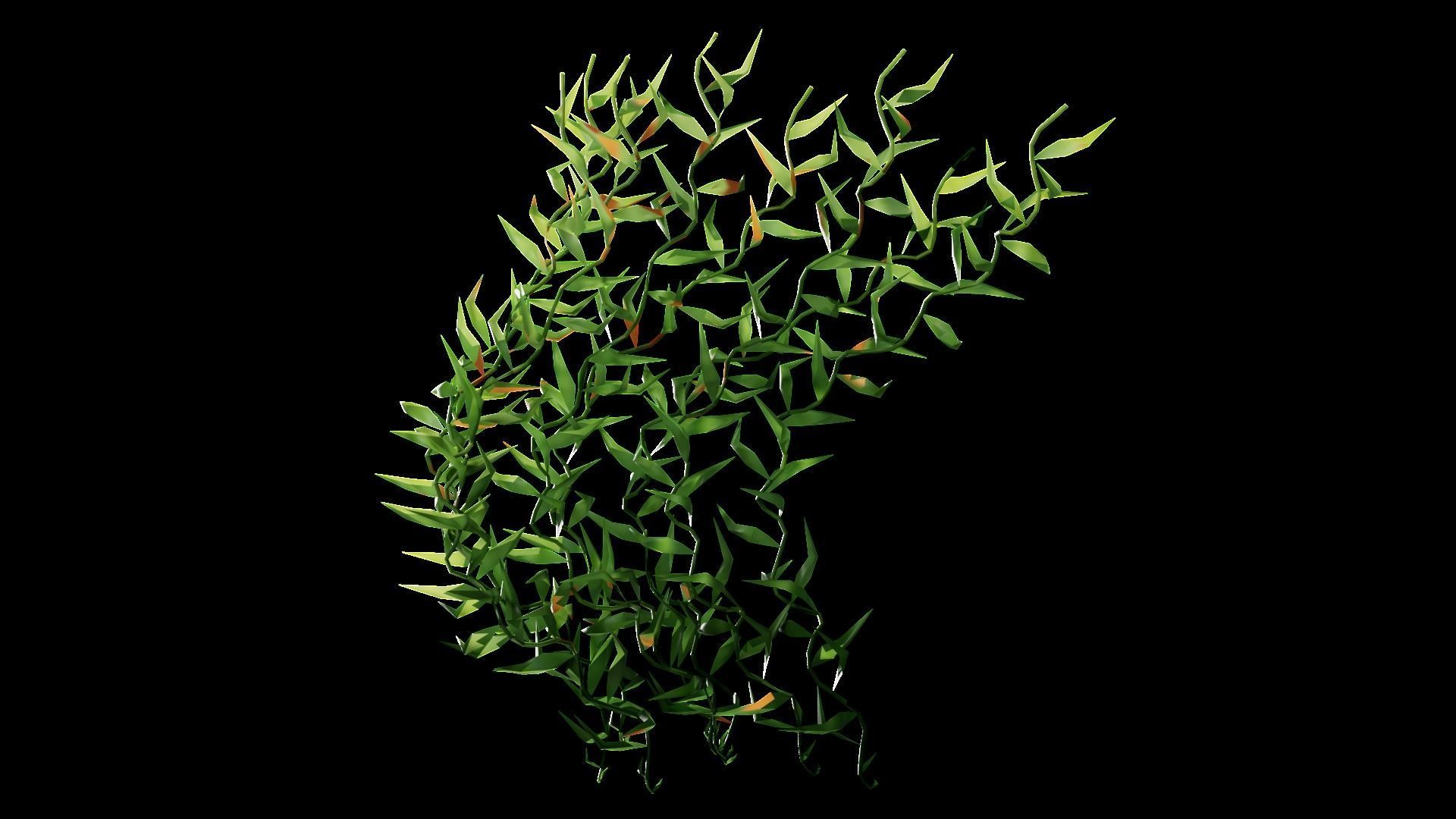 Underwater Plants Collection Low-poly 3D model_58