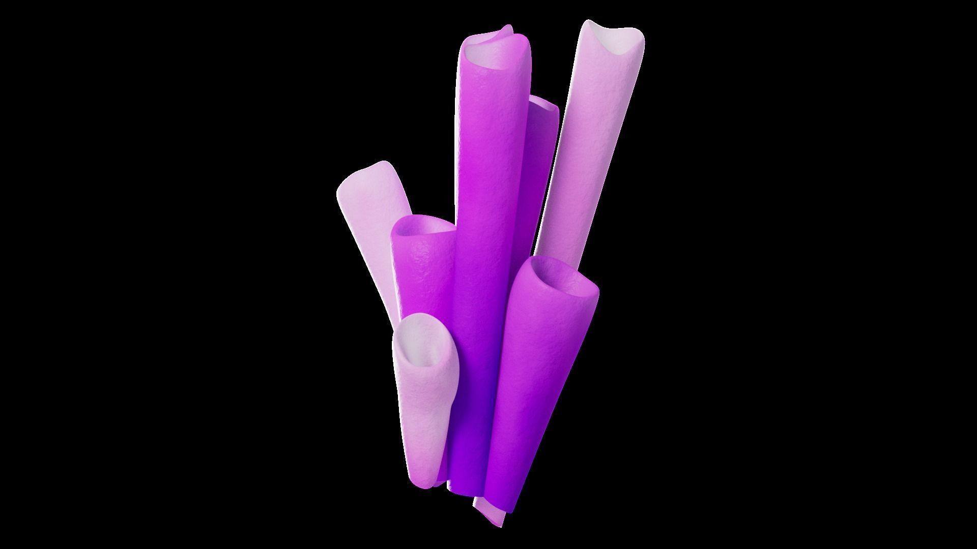 Underwater Plants Collection Low-poly 3D model_63