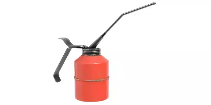 Oil can Low-poly 3D model
