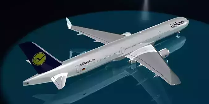 Lufthansa  Boeing 777 - 9X 3D model