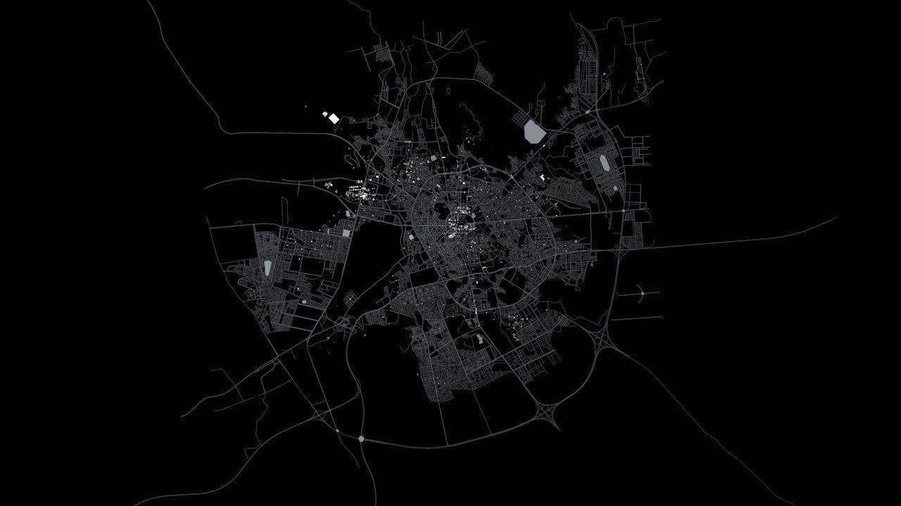 Medina Road Network and Streets 3D model_9