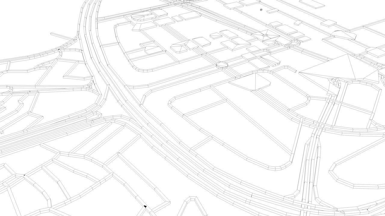 Medina Road Network and Streets 3D model_12