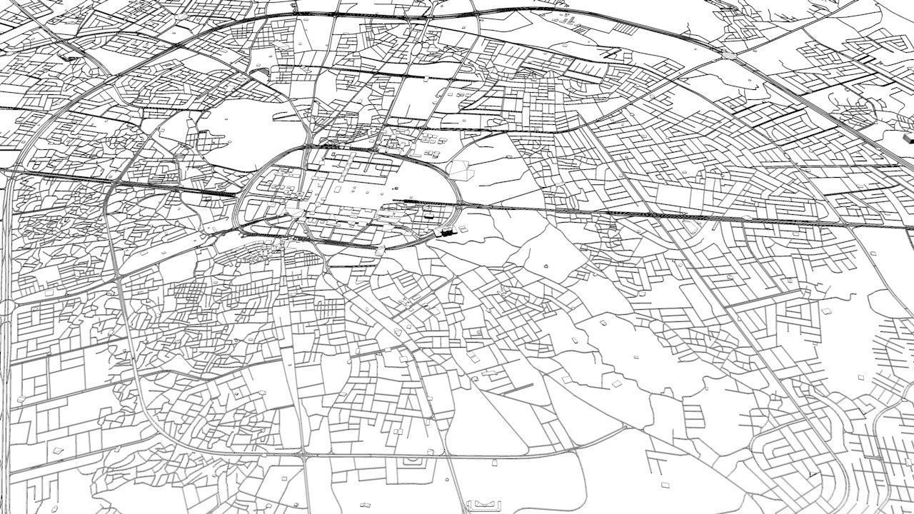 Medina Road Network and Streets 3D model_11