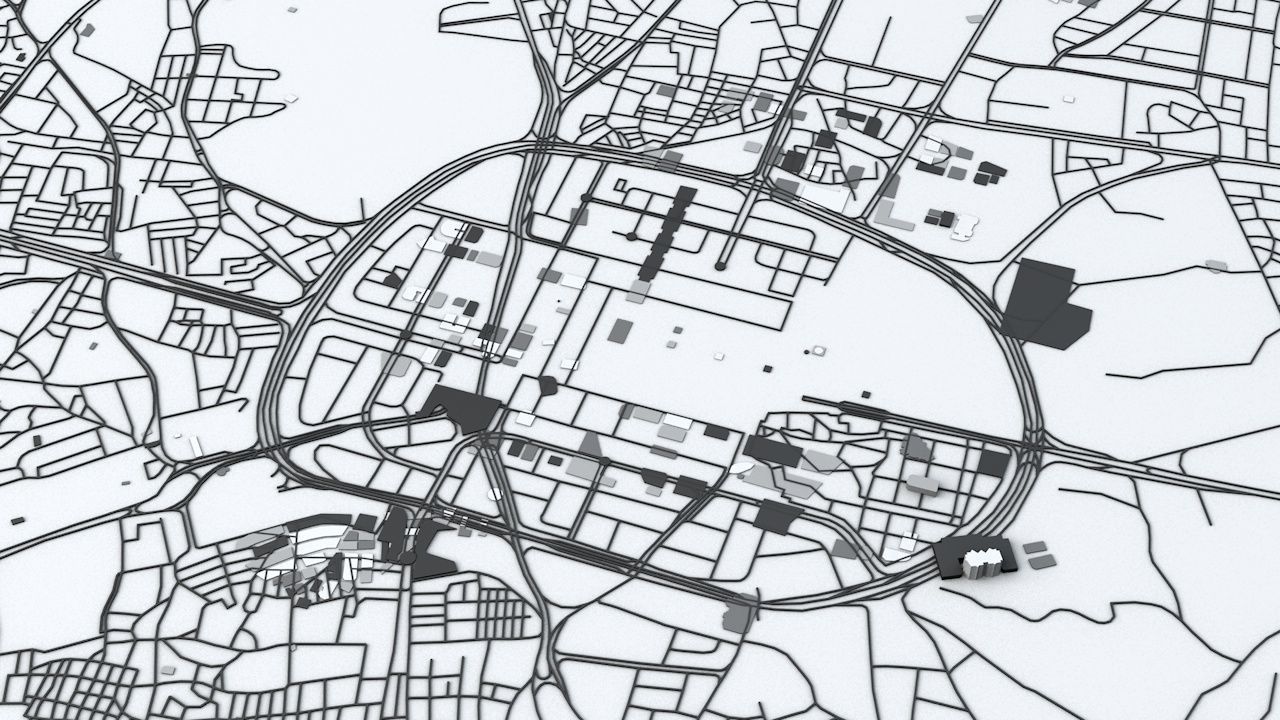 Medina Road Network and Streets 3D model_8