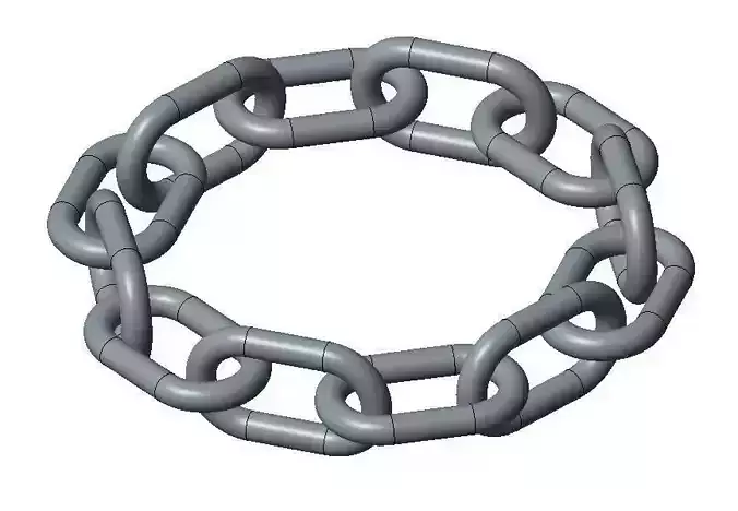 Chain 3D print model