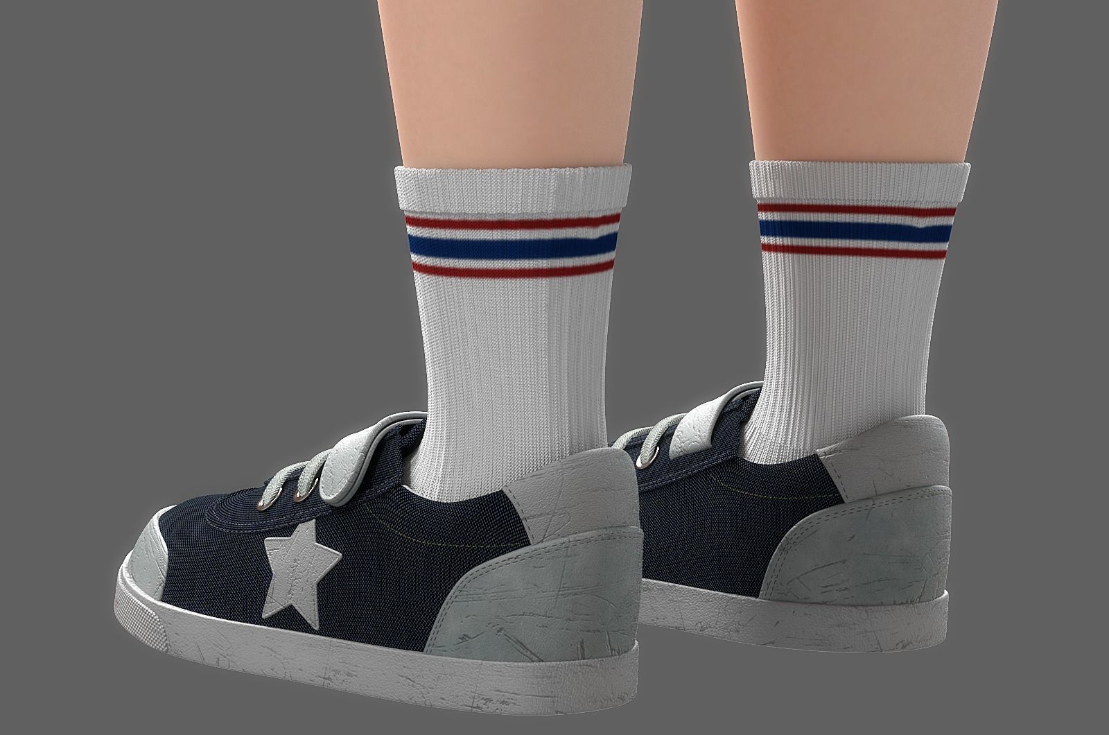 Cartoon Boy Rigged 3D model_30