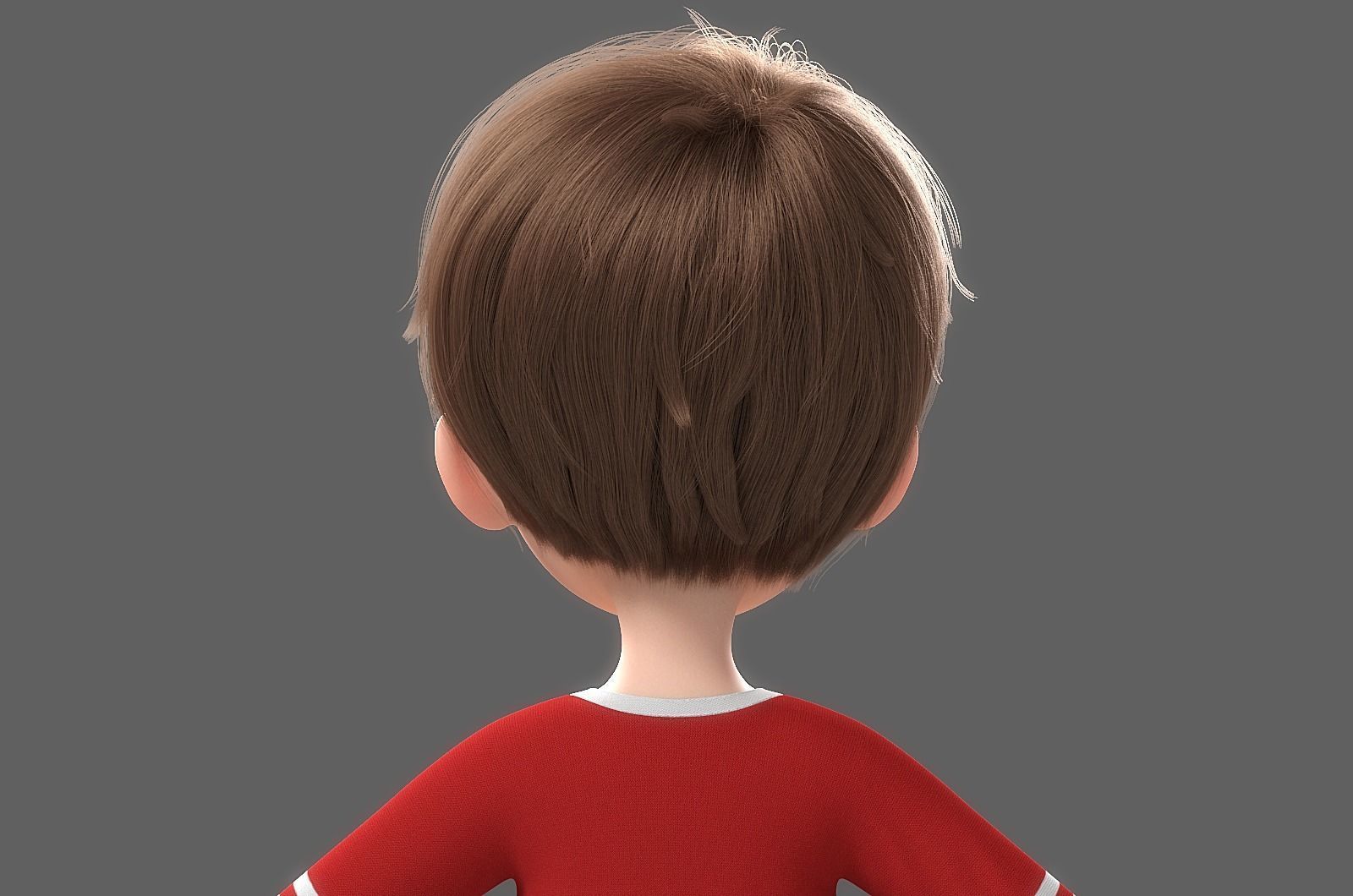 Cartoon Boy Rigged 3D model_10