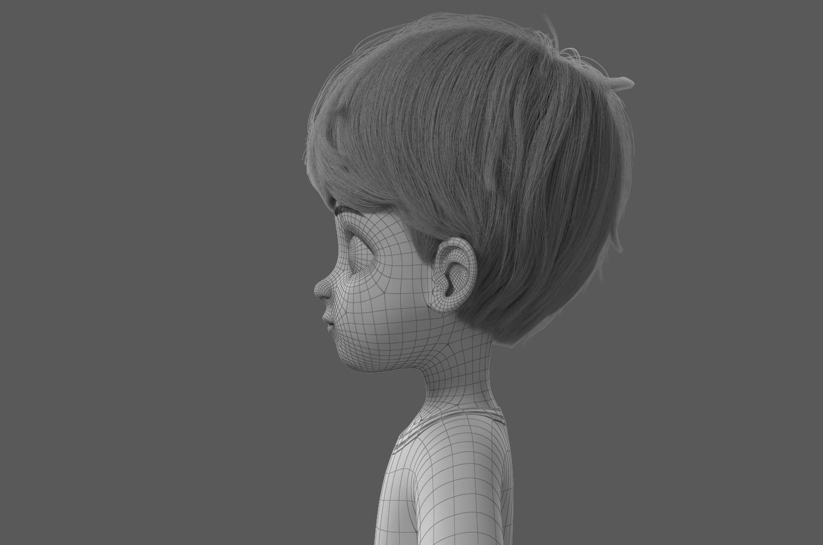 Cartoon Boy Rigged 3D model_34