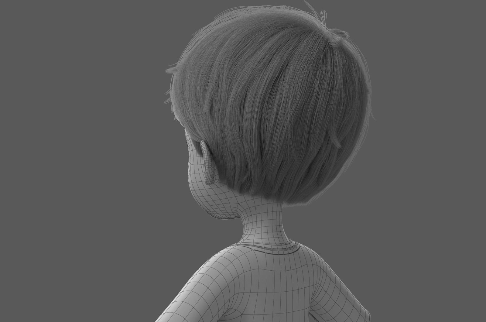 Cartoon Boy Rigged 3D model_33