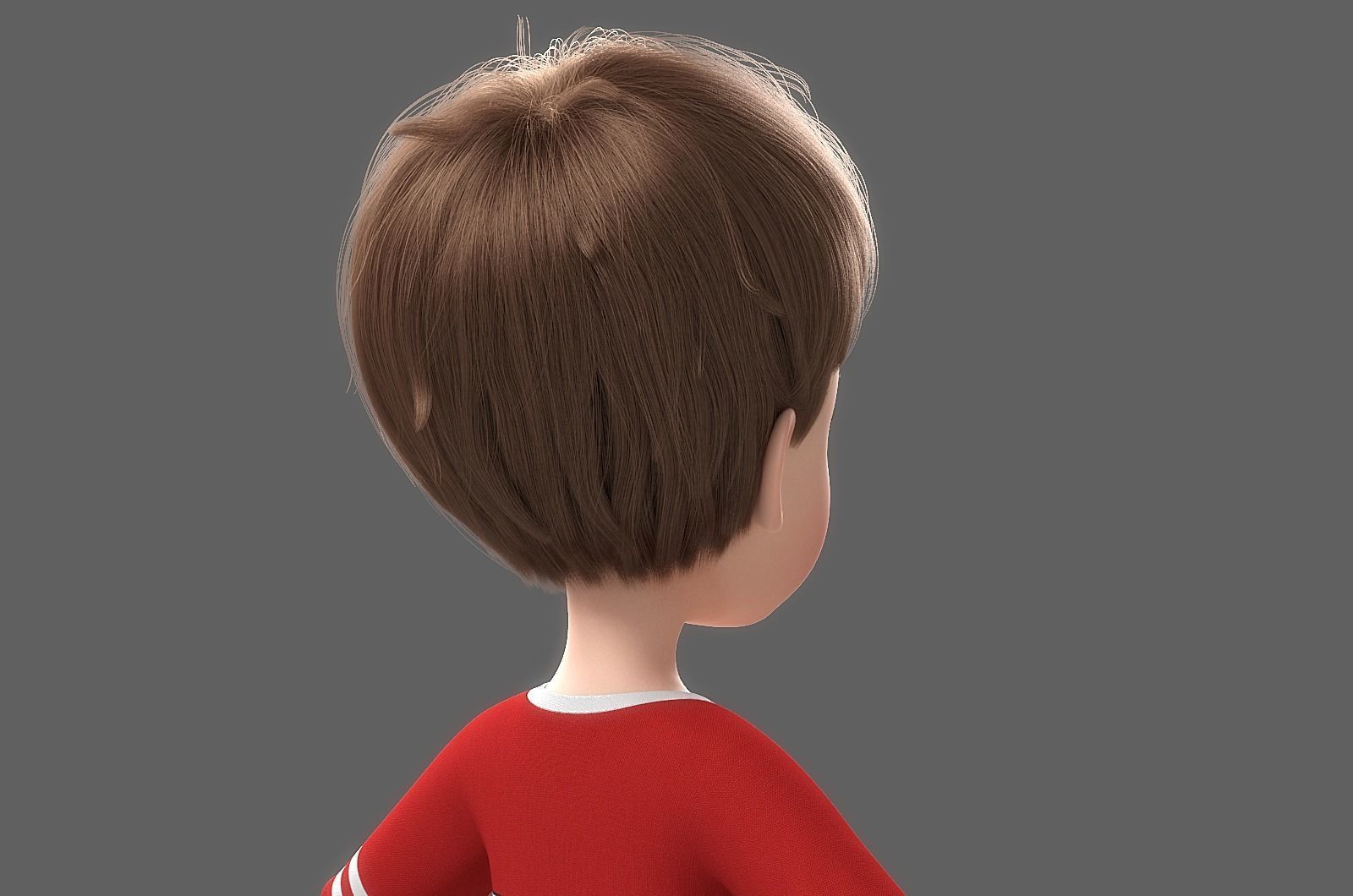 Cartoon Boy Rigged 3D model_11