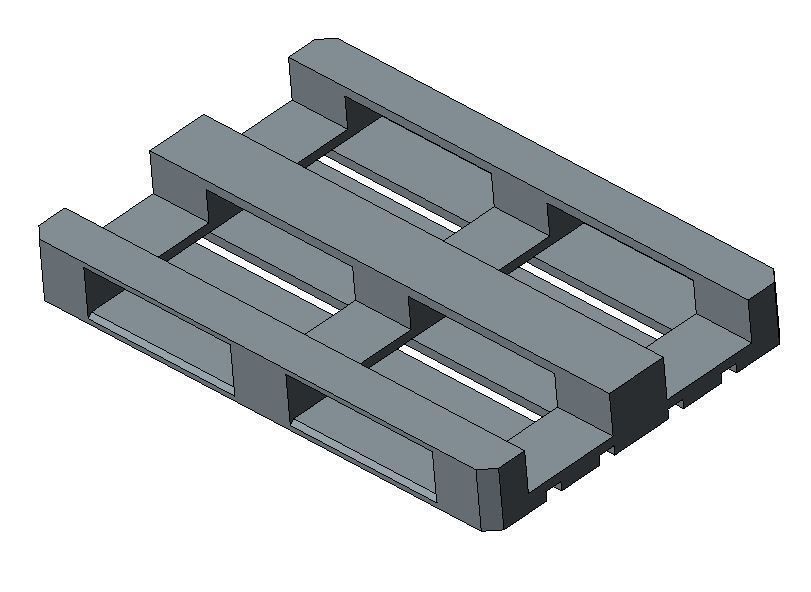 Pallet 3D print model_1