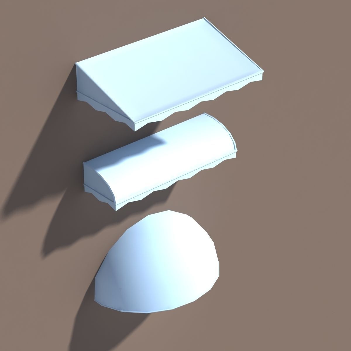 Awning Misc Architecture 3d Low poly Low-poly 3D model_5