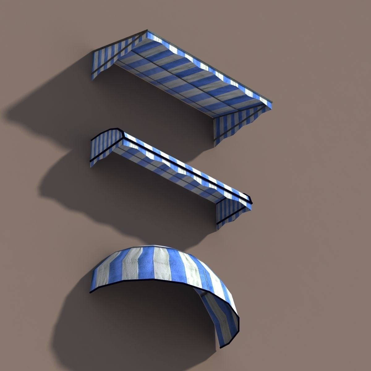 Awning Misc Architecture 3d Low poly Low-poly 3D model_1