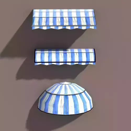 Awning Misc Architecture 3d Low poly Low-poly 3D model