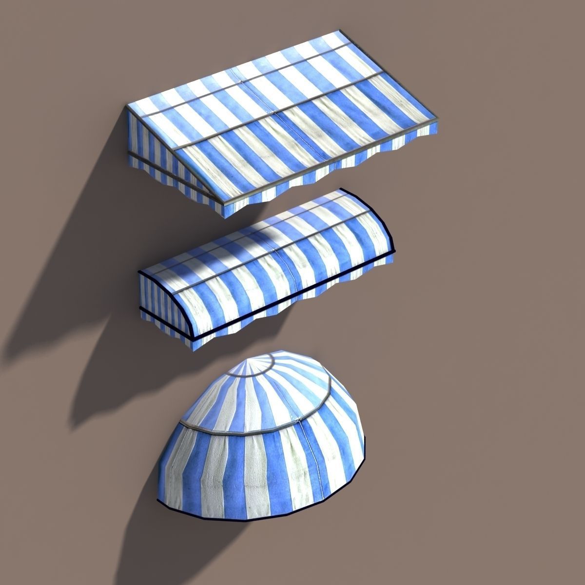 Awning Misc Architecture 3d Low poly Low-poly 3D model_2