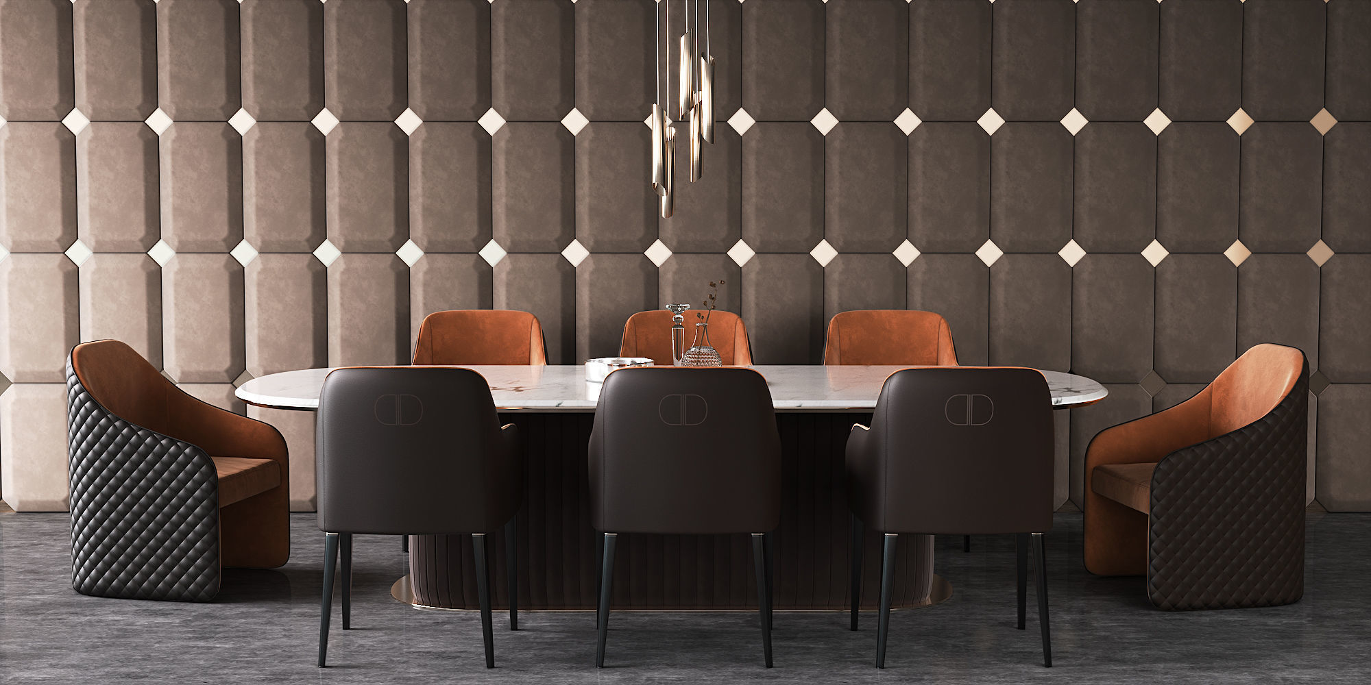 Dining group Daytona by Signorini Coco 3D model_3