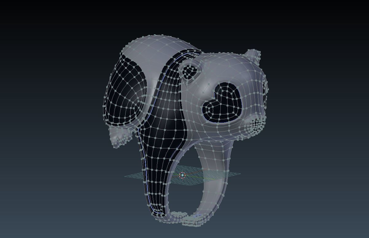 Panda ring  Enamel Nature jewelry Animal jewellery 3dm stl file 3D print model_15