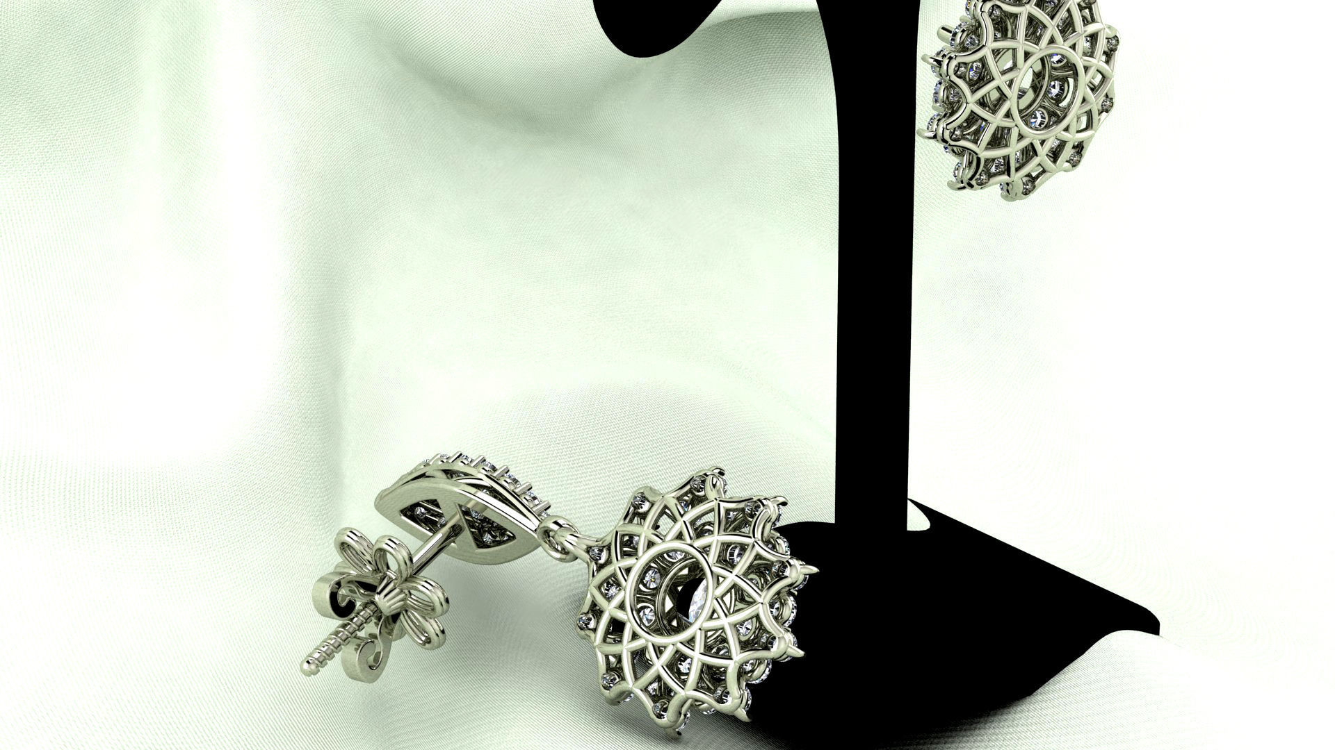 Tear earing 3D print model_3