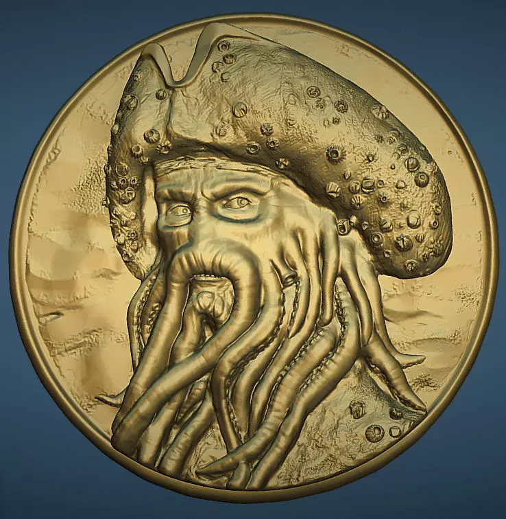 Davy Jones 3D print model_0