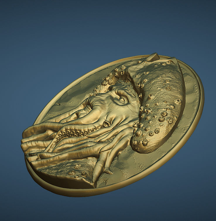 Davy Jones 3D print model_4