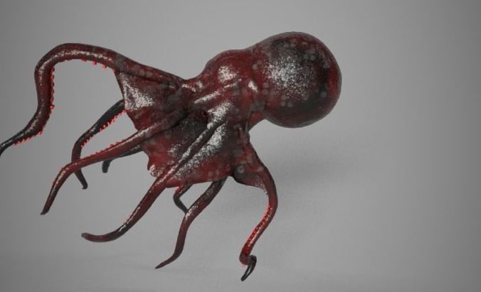 KRAKEN octopus 3D model