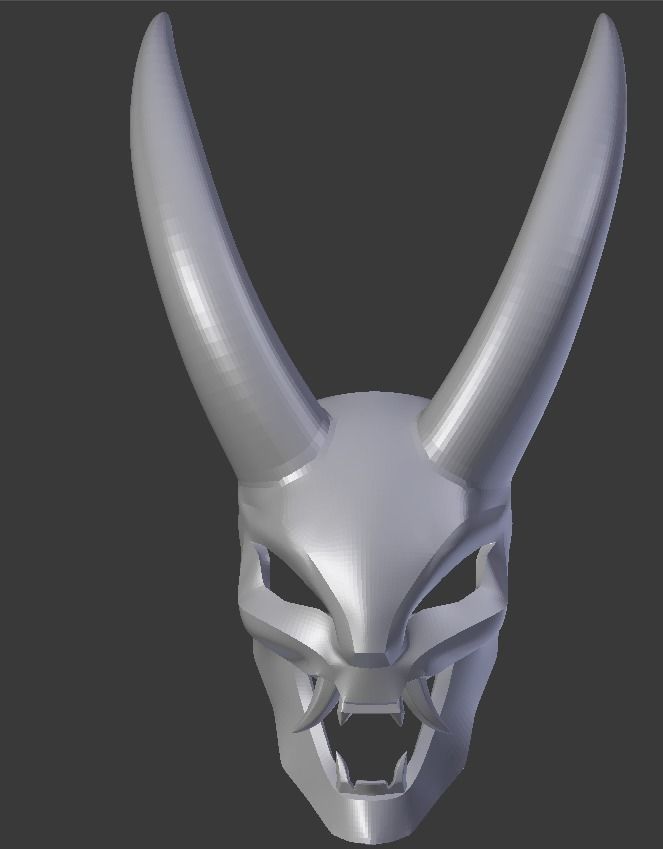 League of Legends Kalista Blood Moon Mask 3D print model_1