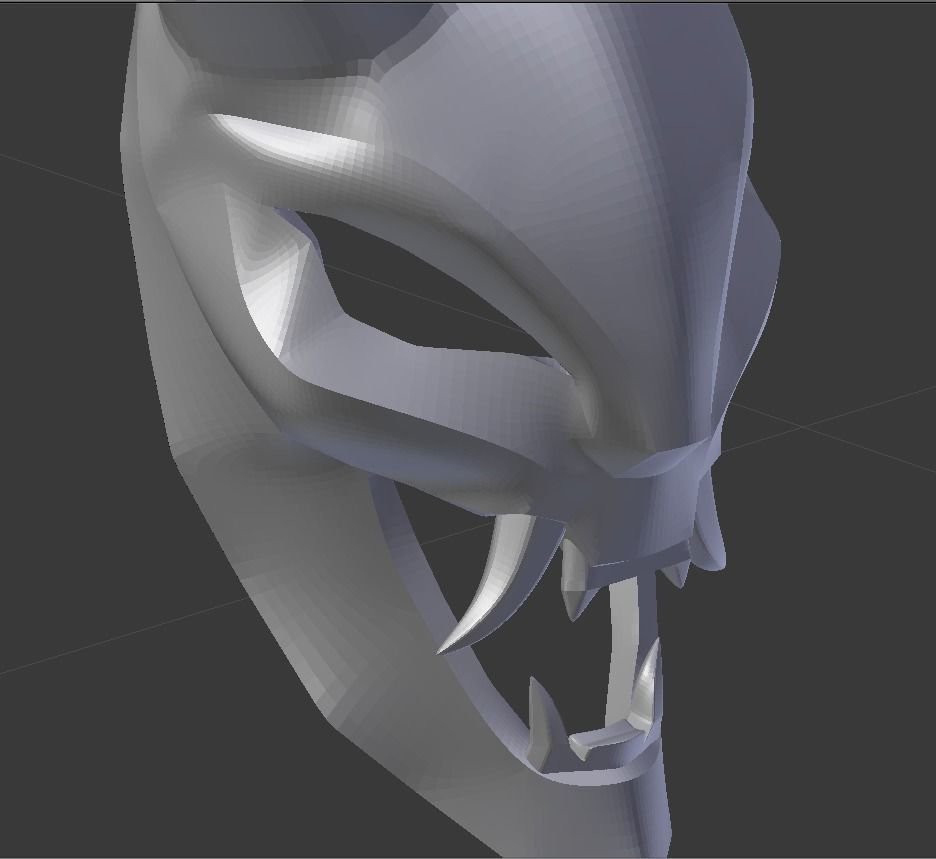 League of Legends Kalista Blood Moon Mask 3D print model_8