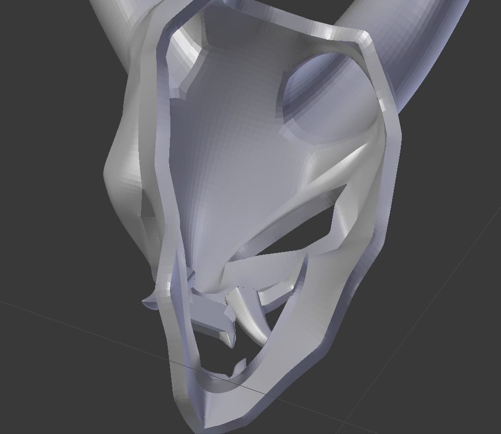 League of Legends Kalista Blood Moon Mask 3D print model_9