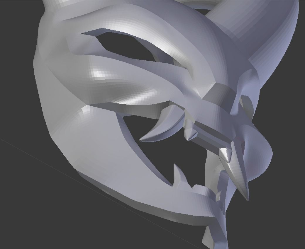 League of Legends Kalista Blood Moon Mask 3D print model_10