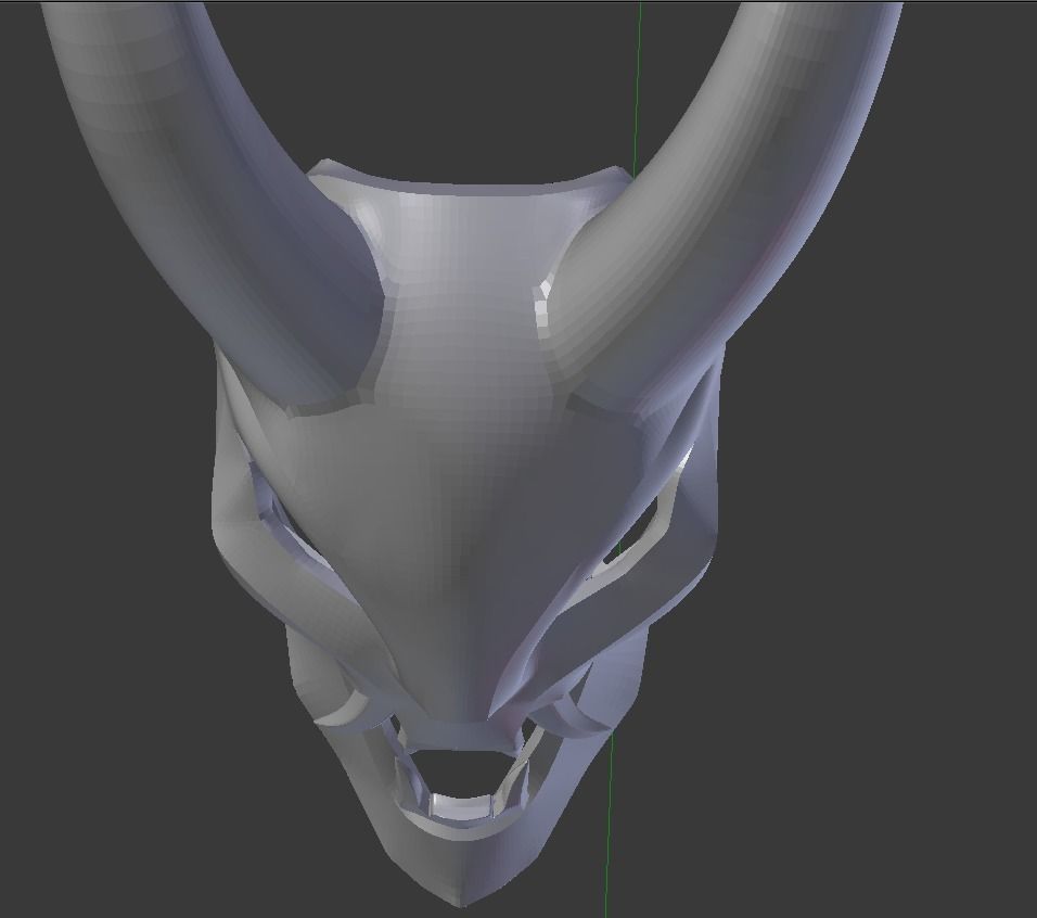 League of Legends Kalista Blood Moon Mask 3D print model_6