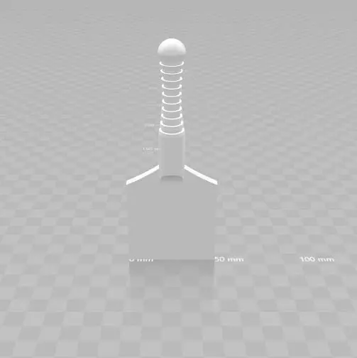 Pointer chess piece Free low-poly 3D model